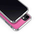 Pink Carbon Fiber Specialty Texture Material iPhone 11 Clear Case