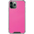 Pink Carbon Fiber Specialty Texture Material iPhone 11 Pro Max Clear Case