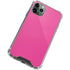 Pink Carbon Fiber Specialty Texture Material iPhone 11 Pro Max Clear Case