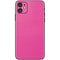 Pink Carbon Fiber Specialty Material iPhone 11 Skin