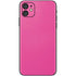 Pink Carbon Fiber Specialty Material iPhone 11 Skin