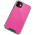 Pink Carbon Fiber Specialty Material iPhone 12 Clear Case