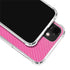 Pink Carbon Fiber Specialty Material iPhone 12 Clear Case