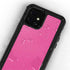Pink Carbon Fiber Specialty Material iPhone 12 Mini Waterproof Case