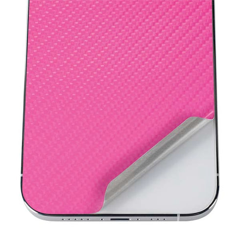 Pink Carbon Fiber Specialty Material iPhone 12 Pro Max Skin