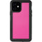 Pink Carbon Fiber Specialty Material iPhone 12 Waterproof Case