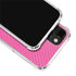 Pink Carbon Fiber Specialty Material iPhone 13 Clear Case