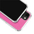 Pink Carbon Fiber Specialty Material iPhone 13 Mini Clear Case
