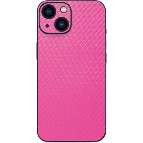 Pink Carbon Fiber Specialty Material iPhone 13 Mini Skin