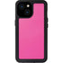 Pink Carbon Fiber Specialty Material iPhone 13 Mini Waterproof Case
