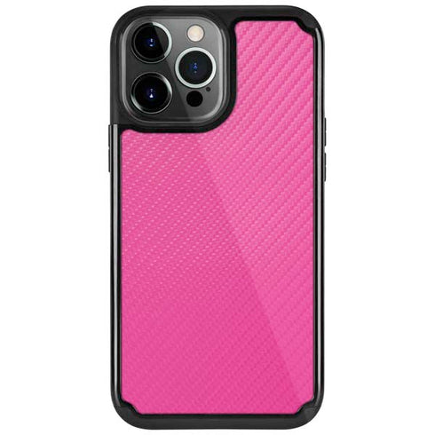 Pink Carbon Fiber Specialty Material iPhone 13 Pro Cargo Case