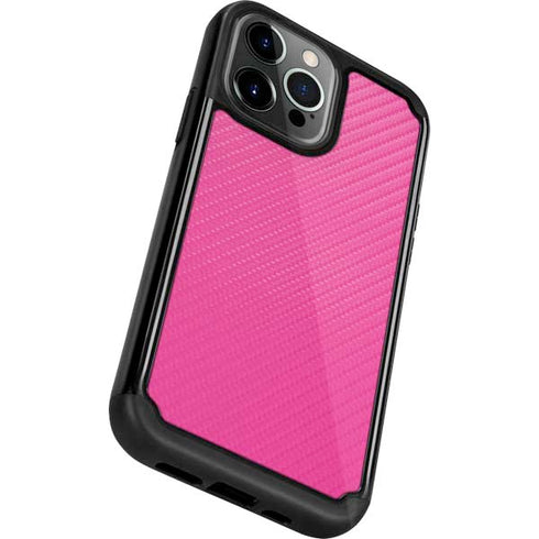 Pink Carbon Fiber Specialty Material iPhone 13 Pro Cargo Case
