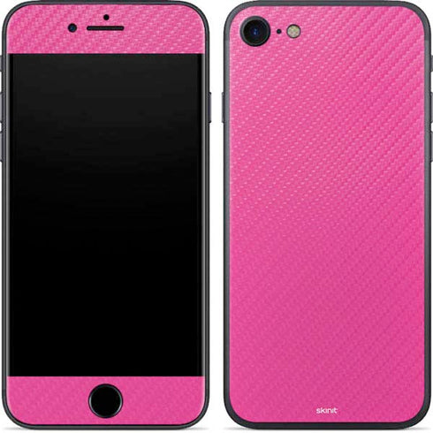 Pink Carbon Fiber Specialty Material iPhone 7 Skin