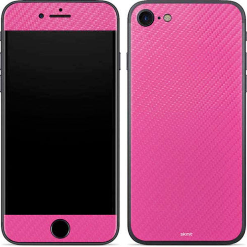 Pink Carbon Fiber Specialty Material iPhone 8 Skin