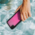 Pink Carbon Fiber Specialty Material iPhone XR Waterproof Case