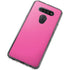 Pink Carbon Fiber Specialty Texture Material LG K51/Q51 Clear Case