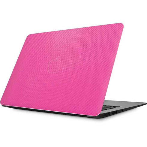 Pink Carbon Fiber Specialty Texture Material Apple MacBook Skin