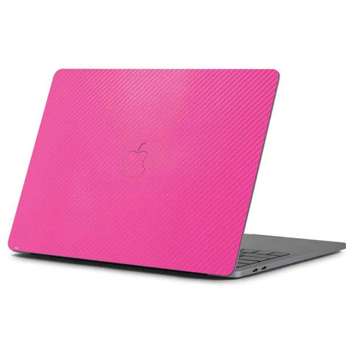 Pink Carbon Fiber Specialty Texture Material Apple MacBook Pro 13-inch Skin