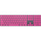 Pink Carbon Fiber Specialty Material Magic Keyboard with Numeric Keypad Skin