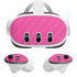 Pink Carbon Fiber Specialty Material Meta Quest 3 Skin