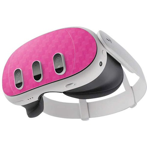 Pink Carbon Fiber Specialty Material Meta Quest 3 Skin