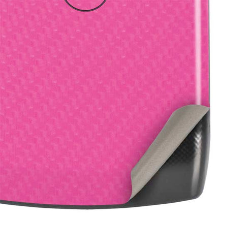Pink Carbon Fiber Specialty Material Motorola RAZR Skin