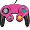 Pink Carbon Fiber Specialty Material Nintendo GameCube Controller Skin
