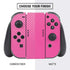 Pink Carbon Fiber Specialty Material Nintendo Switch Bundle Skin