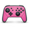 Pink Carbon Fiber Specialty Material Nintendo Switch Pro Controller Skin