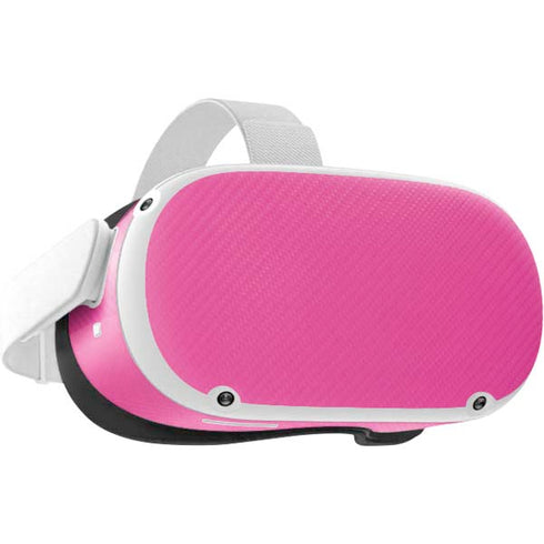 Pink Carbon Fiber Specialty Material Oculus Quest 2 Skin