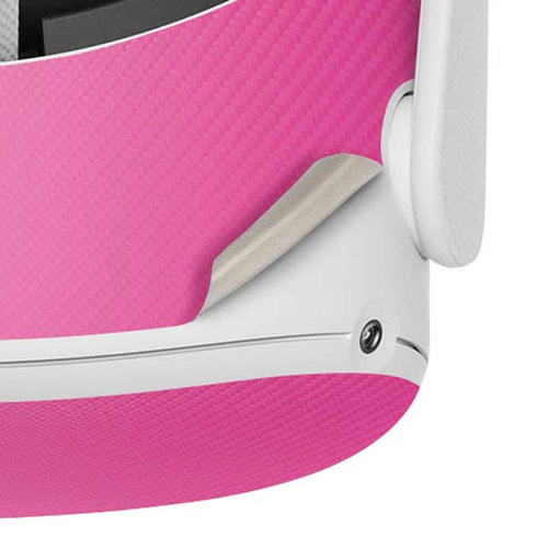 Pink Carbon Fiber Specialty Material Oculus Quest 2 Skin
