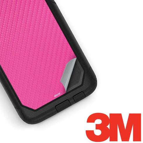 Pink Carbon Fiber Specialty Texture Material Otterbox Commuter Galaxy Skin