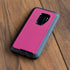 Pink Carbon Fiber Specialty Texture Material Otterbox Defender Galaxy Skin