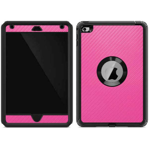 Pink Carbon Fiber Specialty Texture Material Otterbox Defender iPad Skin