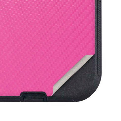 Pink Carbon Fiber Specialty Texture Material Otterbox Defender iPhone Skin
