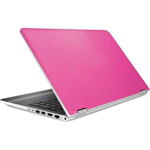 Pink Carbon Fiber Specialty Texture Material HP Pavilion Skin