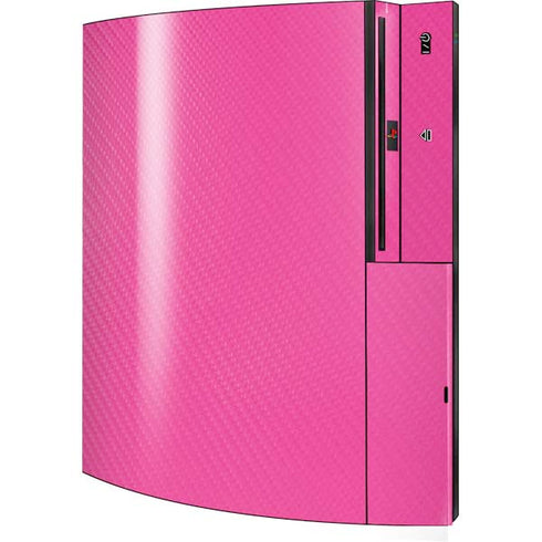 Pink Carbon Fiber Specialty Material Playstation 3 & PS3 Skin