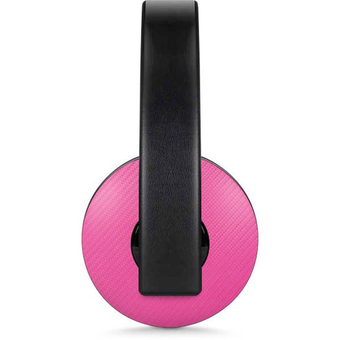 Pink Carbon Fiber Specialty Material PlayStation 4 Gold Wireless Headset Skin