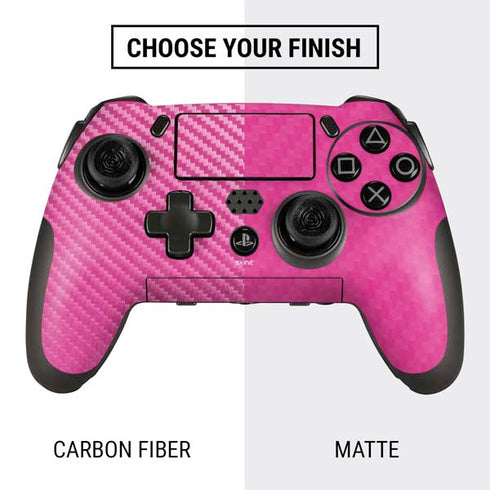 Pink Carbon Fiber Specialty Material PlayStation Scuf Vantage 2 Controller Skin