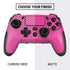 Pink Carbon Fiber Specialty Material PlayStation Scuf Vantage 2 Controller Skin