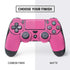 Pink Carbon Fiber Specialty Material PS4 Controller Skin