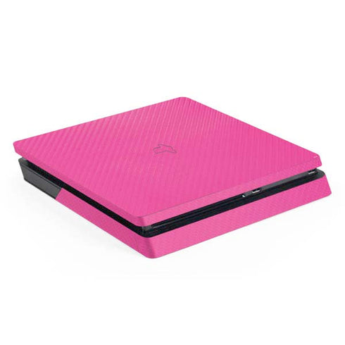 Pink Carbon Fiber Specialty Material PS4 Slim Skin