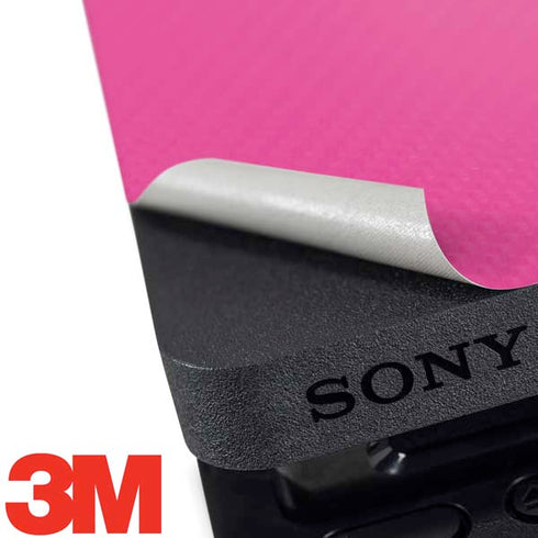 Pink Carbon Fiber Specialty Material PS4 Slim Skin