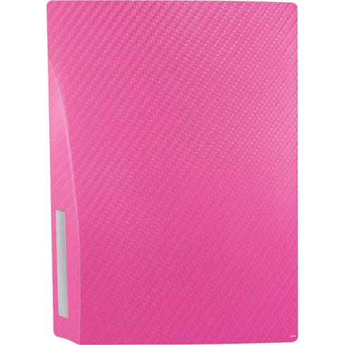 Pink Carbon Fiber Specialty Material PS5 Bundle Skin