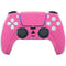Pink Carbon Fiber Specialty Material PS5 Controller Skin