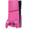 Pink Carbon Fiber Specialty Texture Material PS5 Slim Disk Bundle Skin