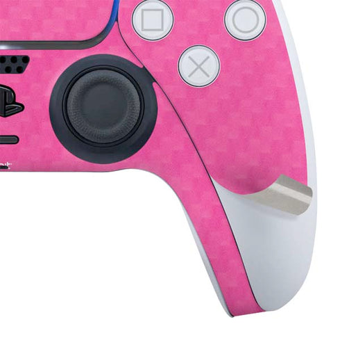 Pink Carbon Fiber Specialty Material PS5 Slim Digital Edition Bundle Skin