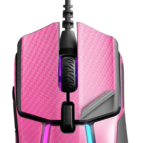 Pink Carbon Fiber Specialty Material SteelSeries Rival 600 Gaming Mouse Skin