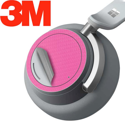 Pink Carbon Fiber Specialty Material Surface Headphones Skin