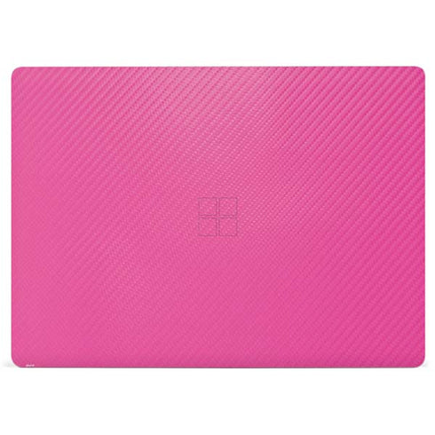 Pink Carbon Fiber Specialty Material Surface Laptop 2 Skin